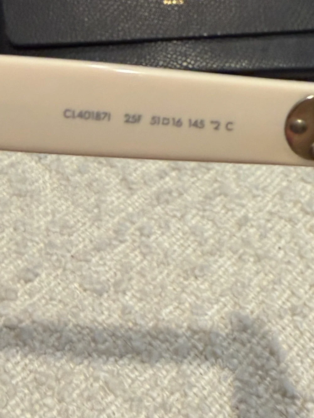 Celine Cream/Ivory Cat-Eye Sunglasses - CL401871 25f with Brown Gradient Lense